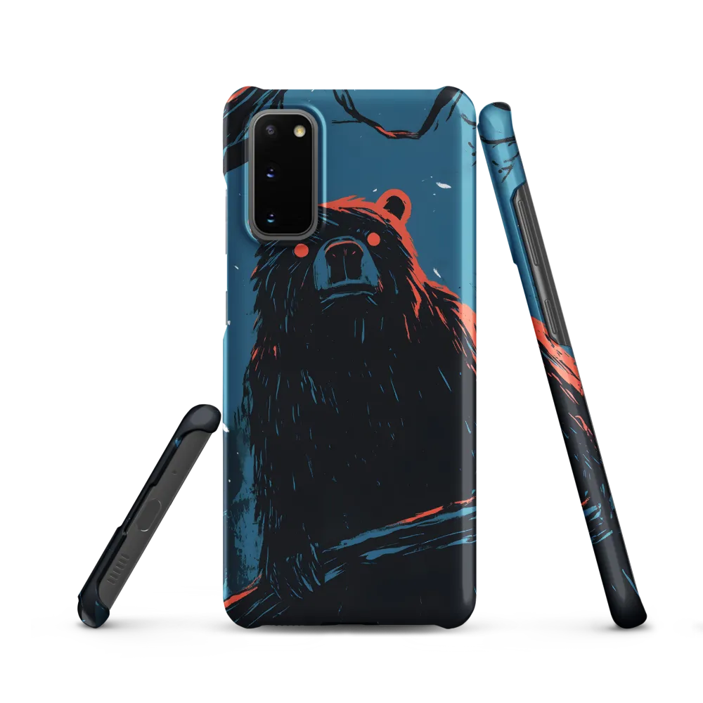 Eerie Majesty: A Bear in the Night