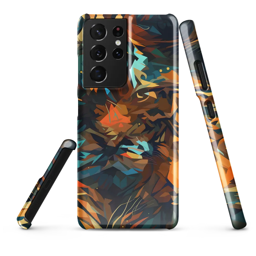 Wild Symphony: Abstract Tigers | Phone Case |  S21 Ultra | Snap Case | Glossy