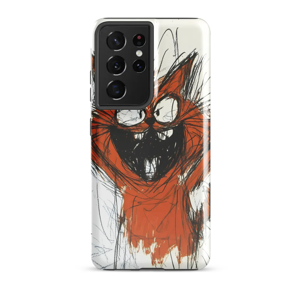 Joyful Cat Creation | Phone Case |  S21 Ultra | Tough Case | Glossy