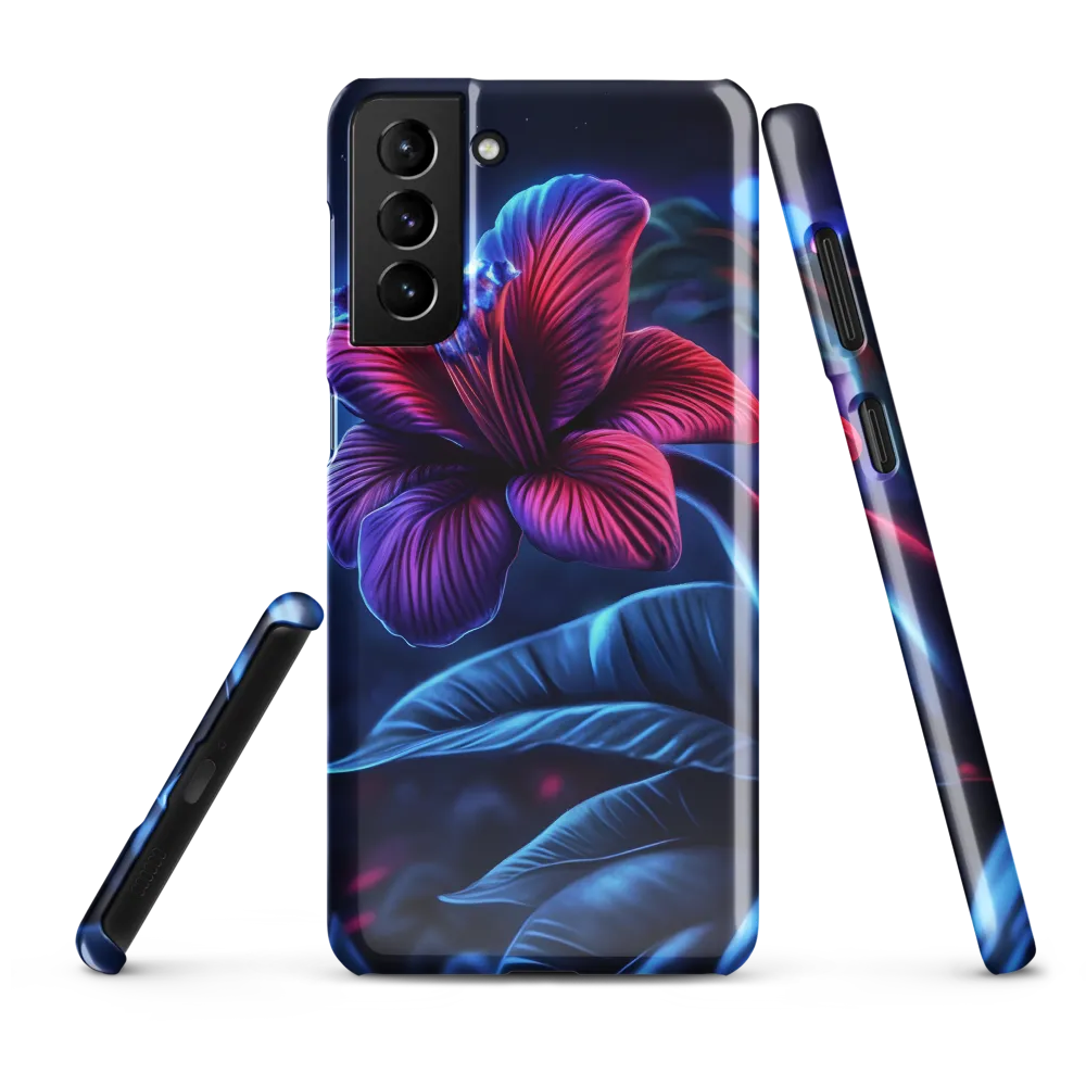 Illuminated Serenity: The Surreal Blossom