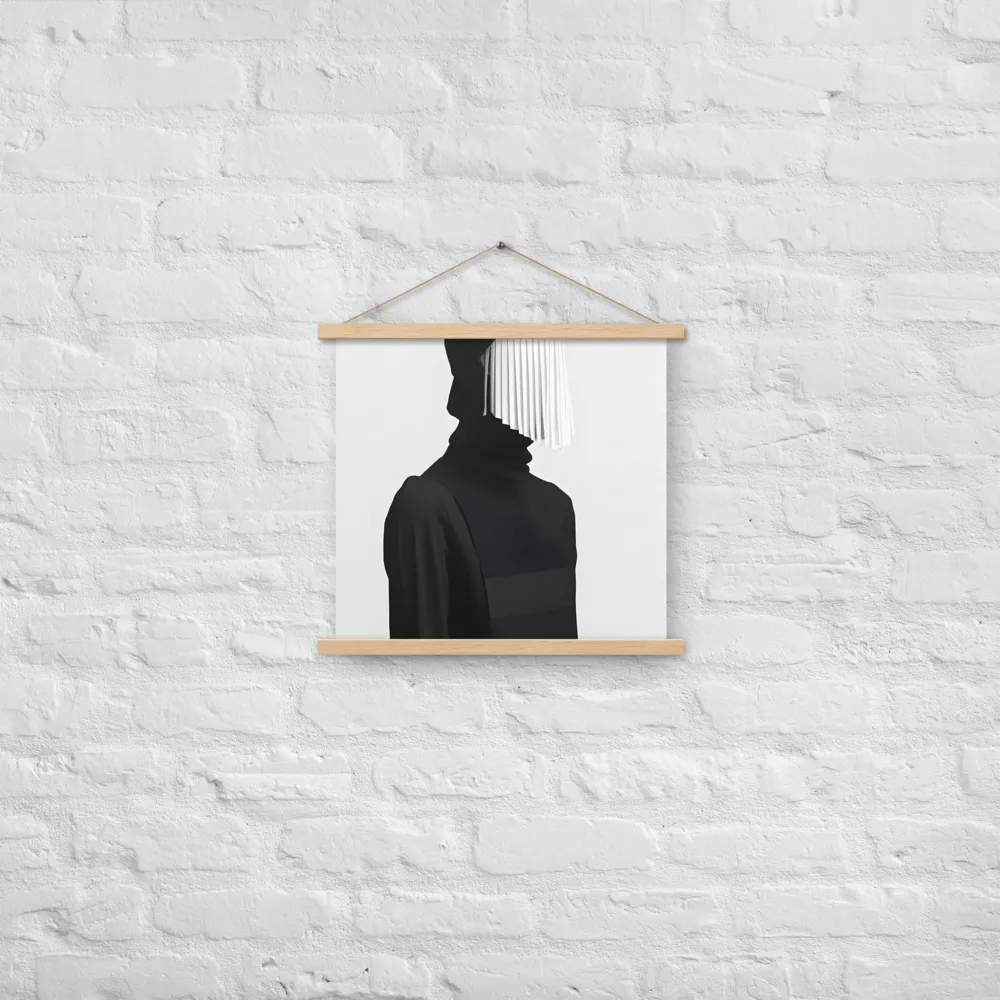 Veil of Mystery | Poster With Oak Wood Hanger | 18″×18″