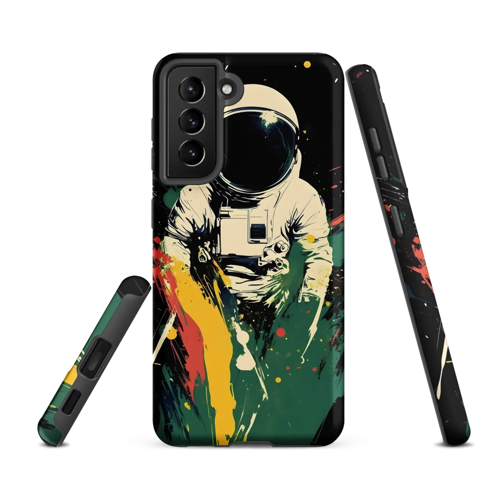 Cosmic Splash: The Astronaut's Journey