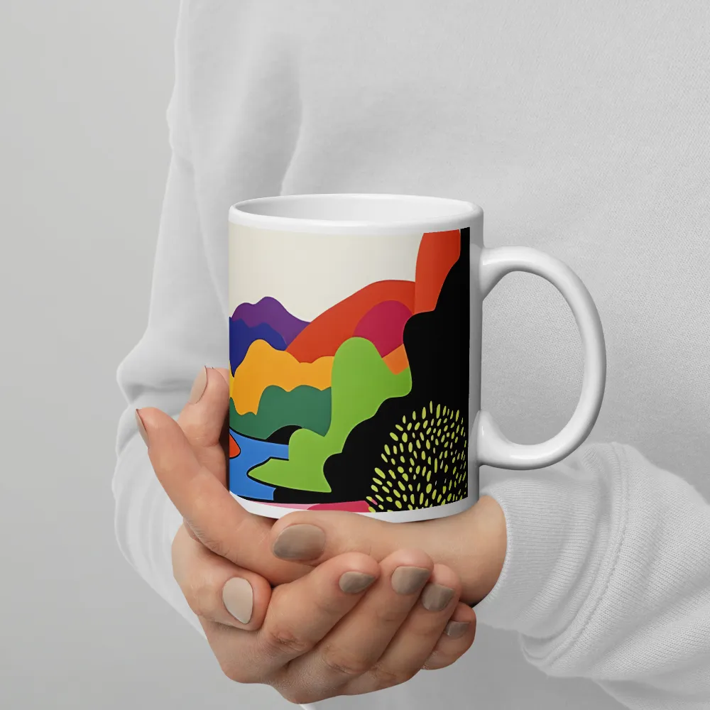 Whimsical Landscape in Color | Mugs | Multiple Sizes & Colors