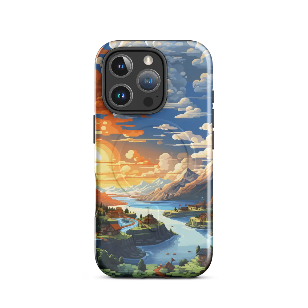 Tranquil Sunset Over Serene Landscape