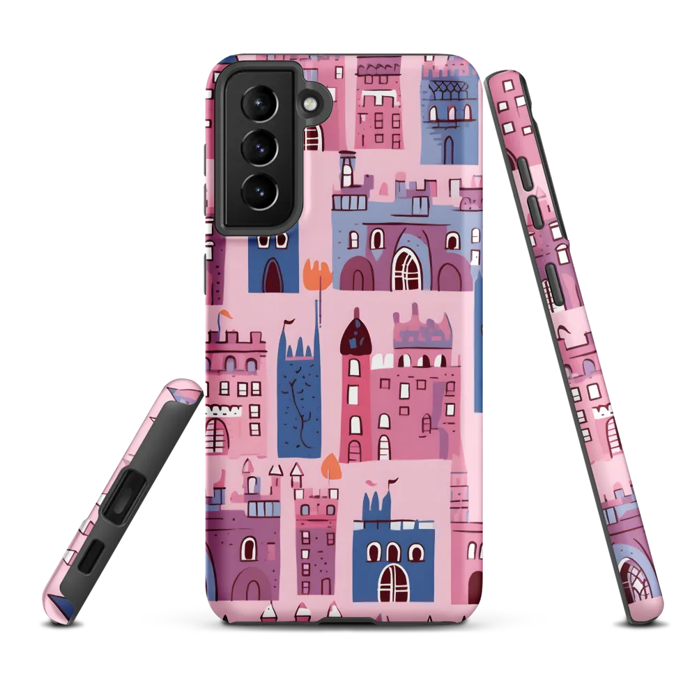 Whimsical Castles: A Playful Tapestry | Phone Case |  S21 Plus | Tough Case | Matte