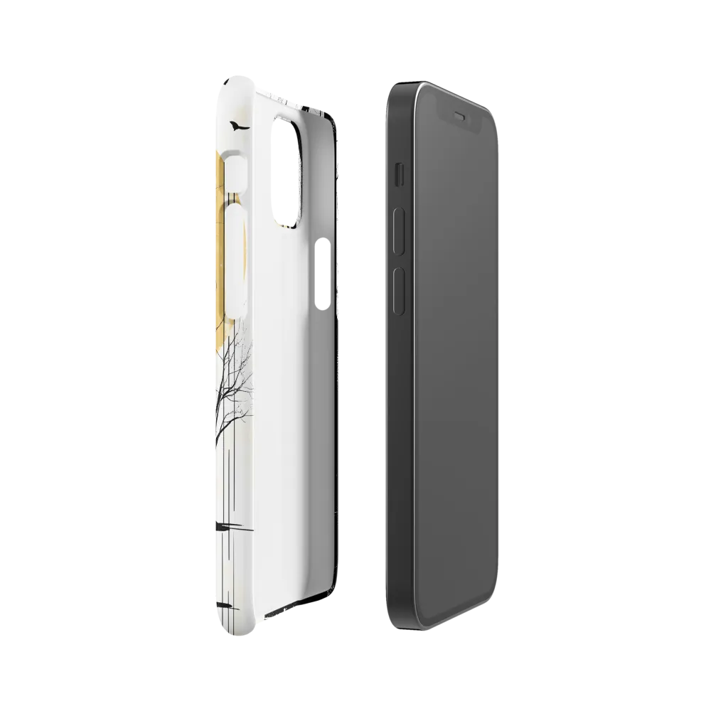 Solitude Under the Yellow Sun | Phone Case |  12 Mini | Snap Case | Matte
