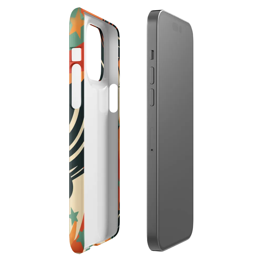 Swirls of Elegance | Phone Case |  14 Pro Max | Snap Case | Glossy