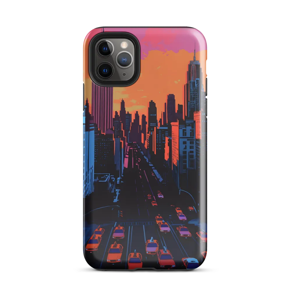 Sunset Over Skyscrapers | Phone Case |  11 Pro Max | Tough Case | Glossy