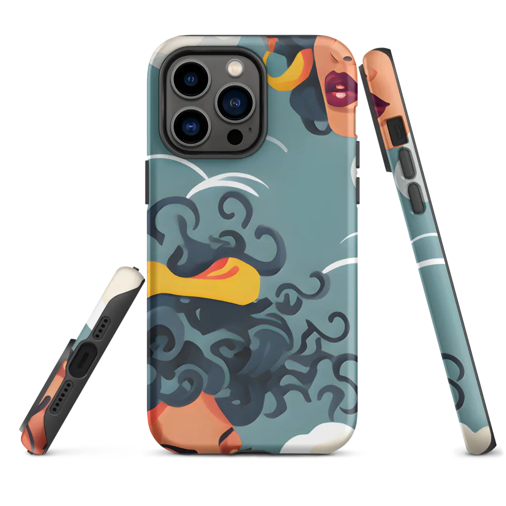 Dreamscapes of Elegance: A Vibrant Exploration of Clouds and Emotion | Phone Case |  14 Pro Max | Tough Case | Matte