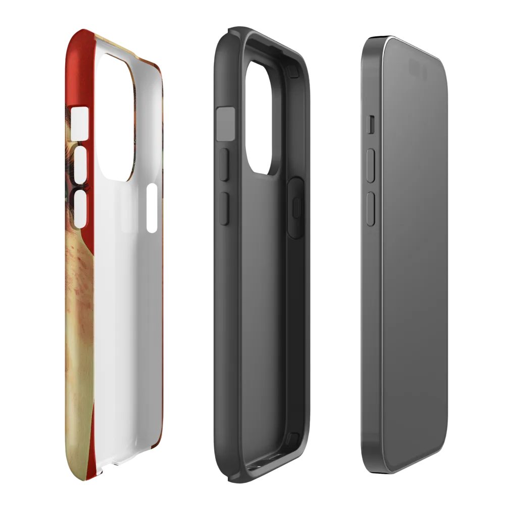 Red Intensity: A Portrait of Elegance