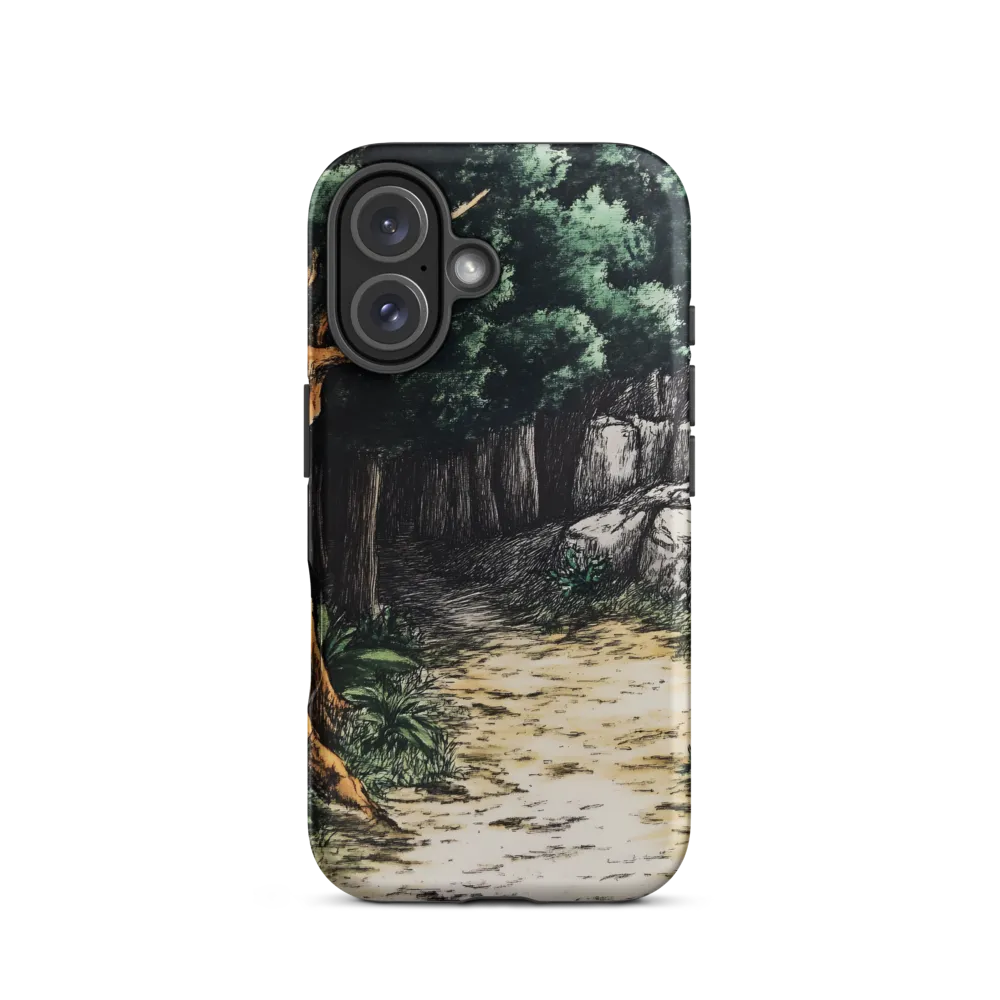 Pathway Through Nature's Embrace | Phone Case