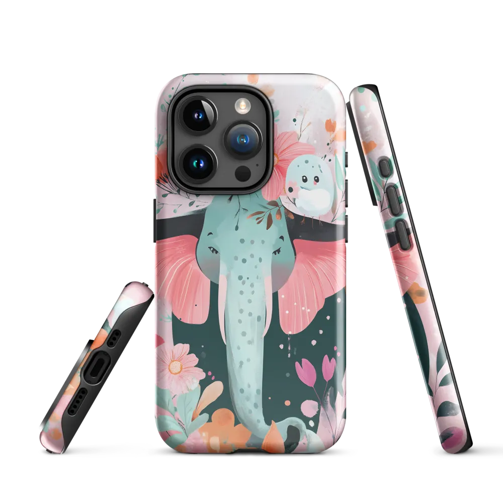Whimsical Elephant in Bloom
