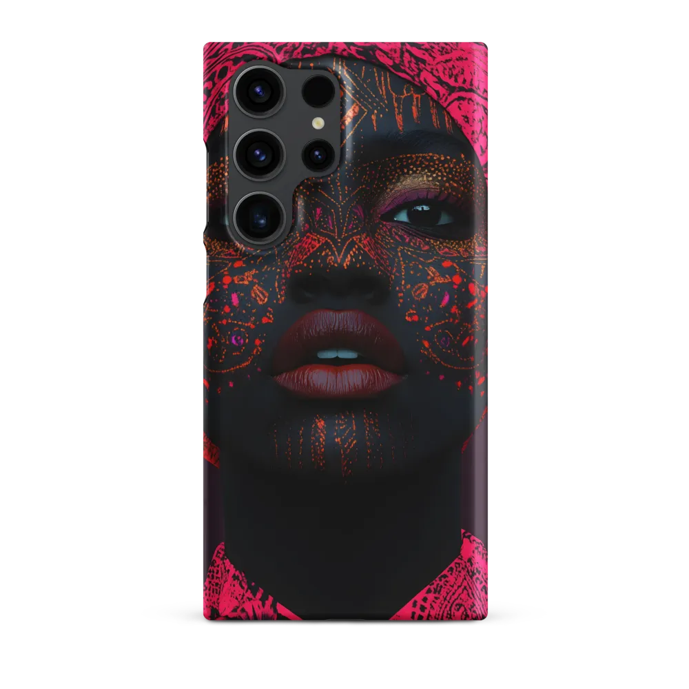 Neon Adornments: A Portrait of Cultural Expression