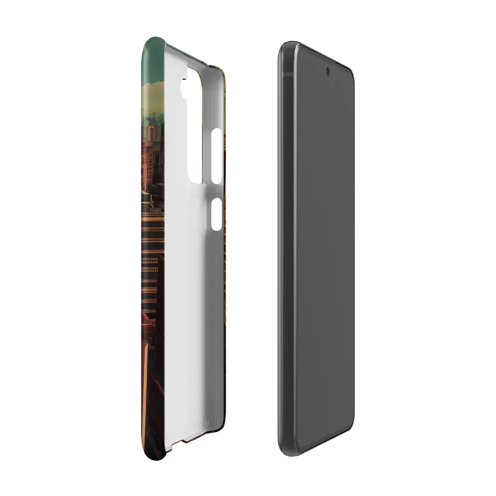 Urban Reverie: A Journey Through the City | Phone Case |  S21 FE | Snap Case | Matte