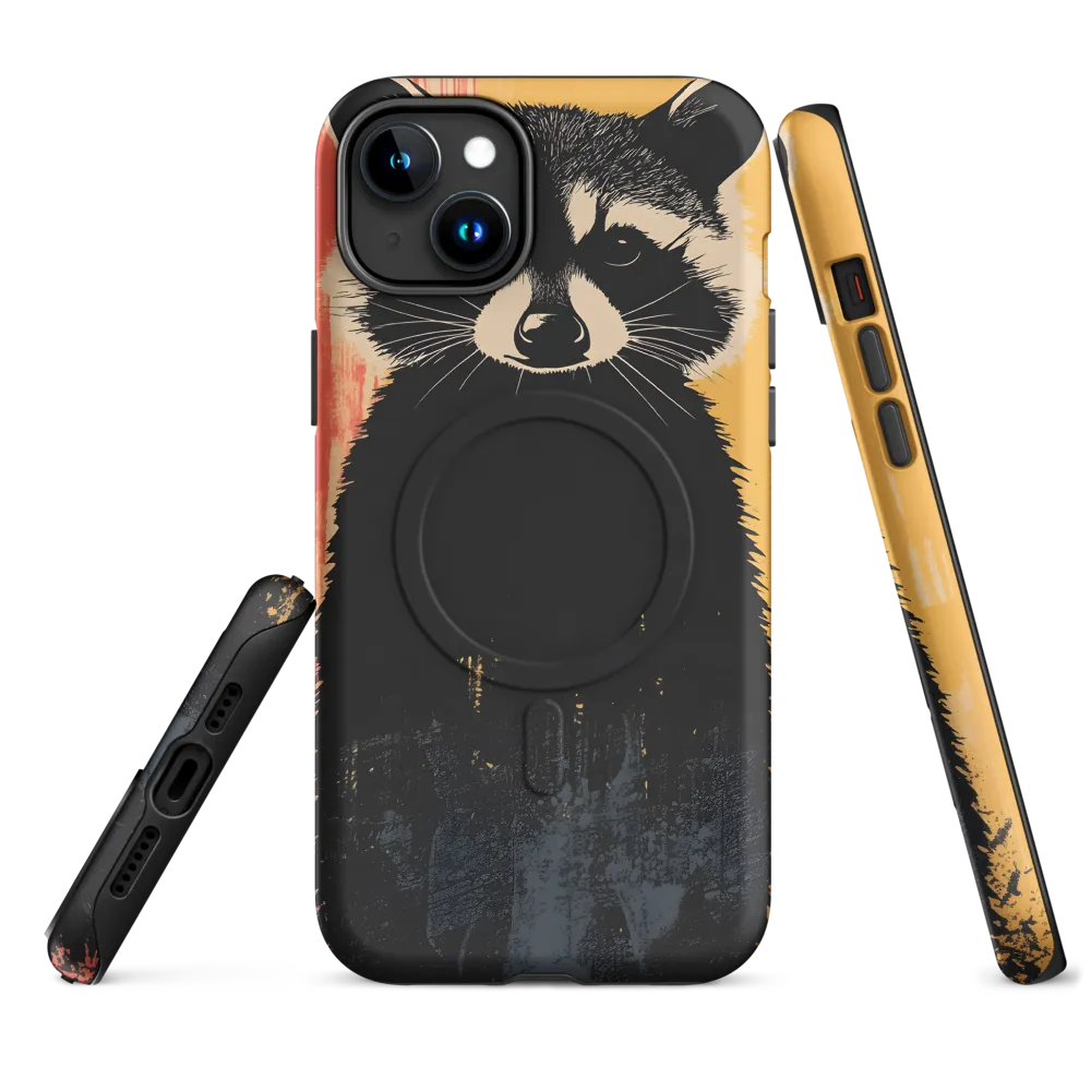 Whimsical Raccoon Portrait