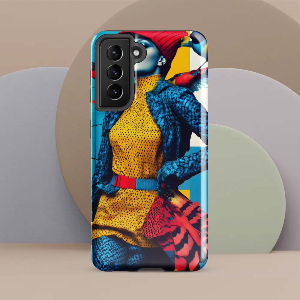 Vibrant Fusion of Nature and Fashion