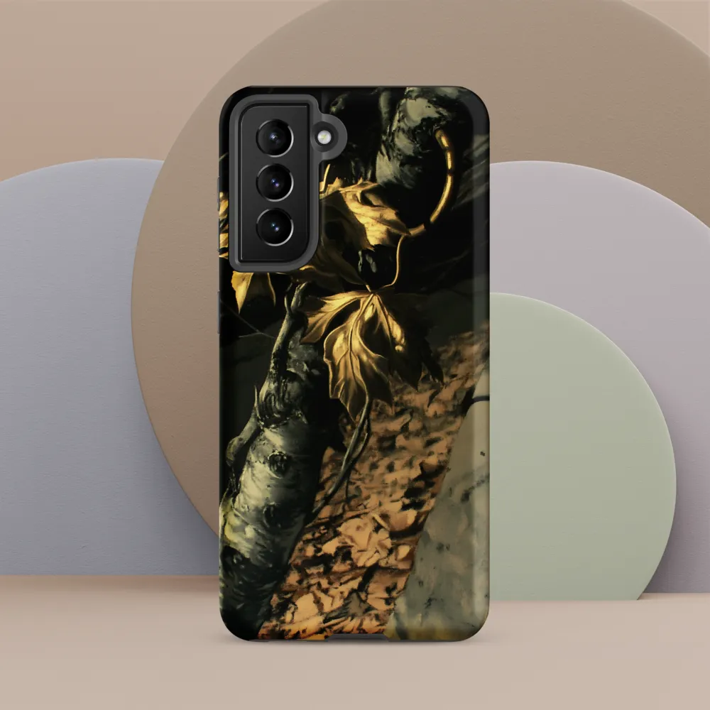 Golden Serenity: A Close Encounter with Nature
