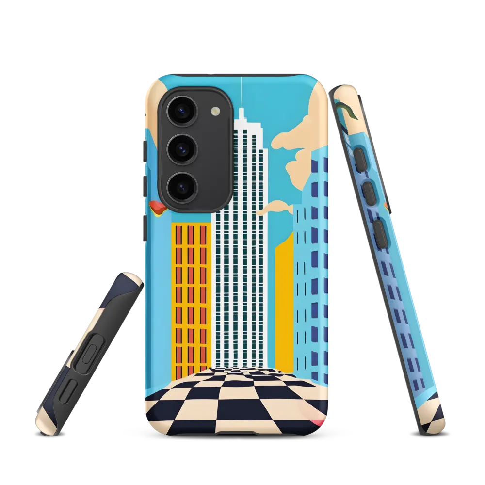 Vibrant Urban Dreamscape | Phone Case |  S23 | Tough Case | Matte