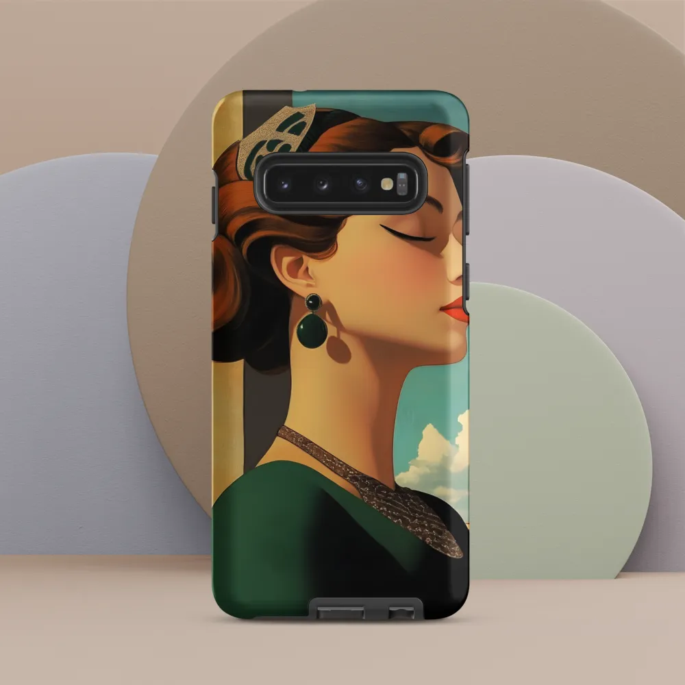 Elegance in Art Deco: A Portrait of Grace