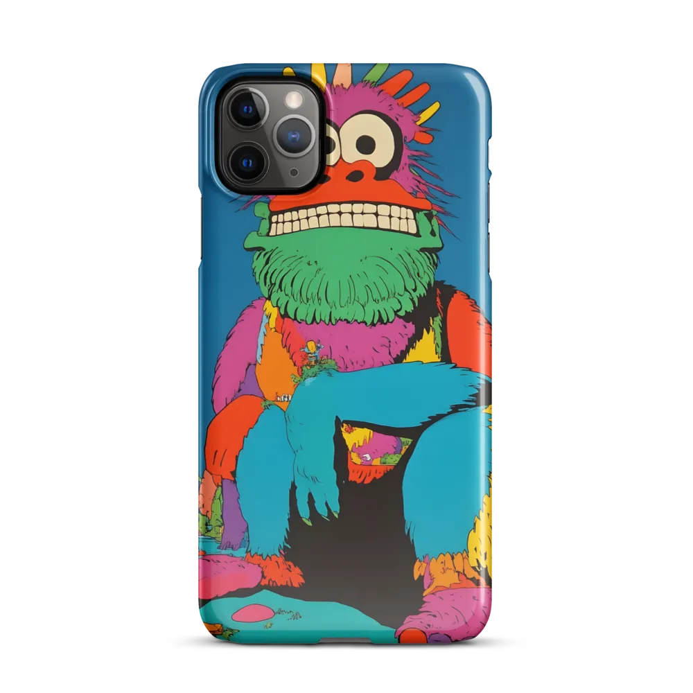 Whimsical Giant: A Playful Monster Encounter | Phone Case |  11 Pro Max | Snap Case | Glossy