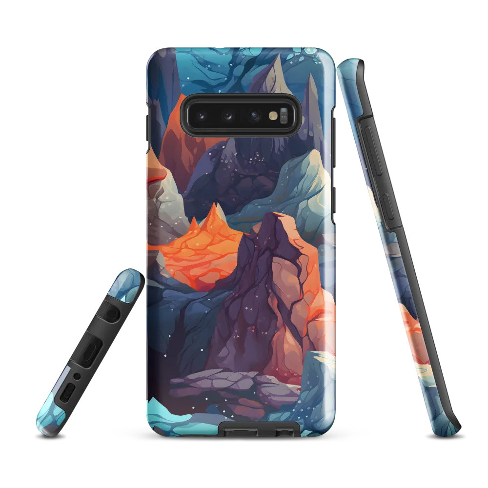 Mystical Peaks of Imagination | Phone Case |  S10 Plus | Tough Case | Glossy