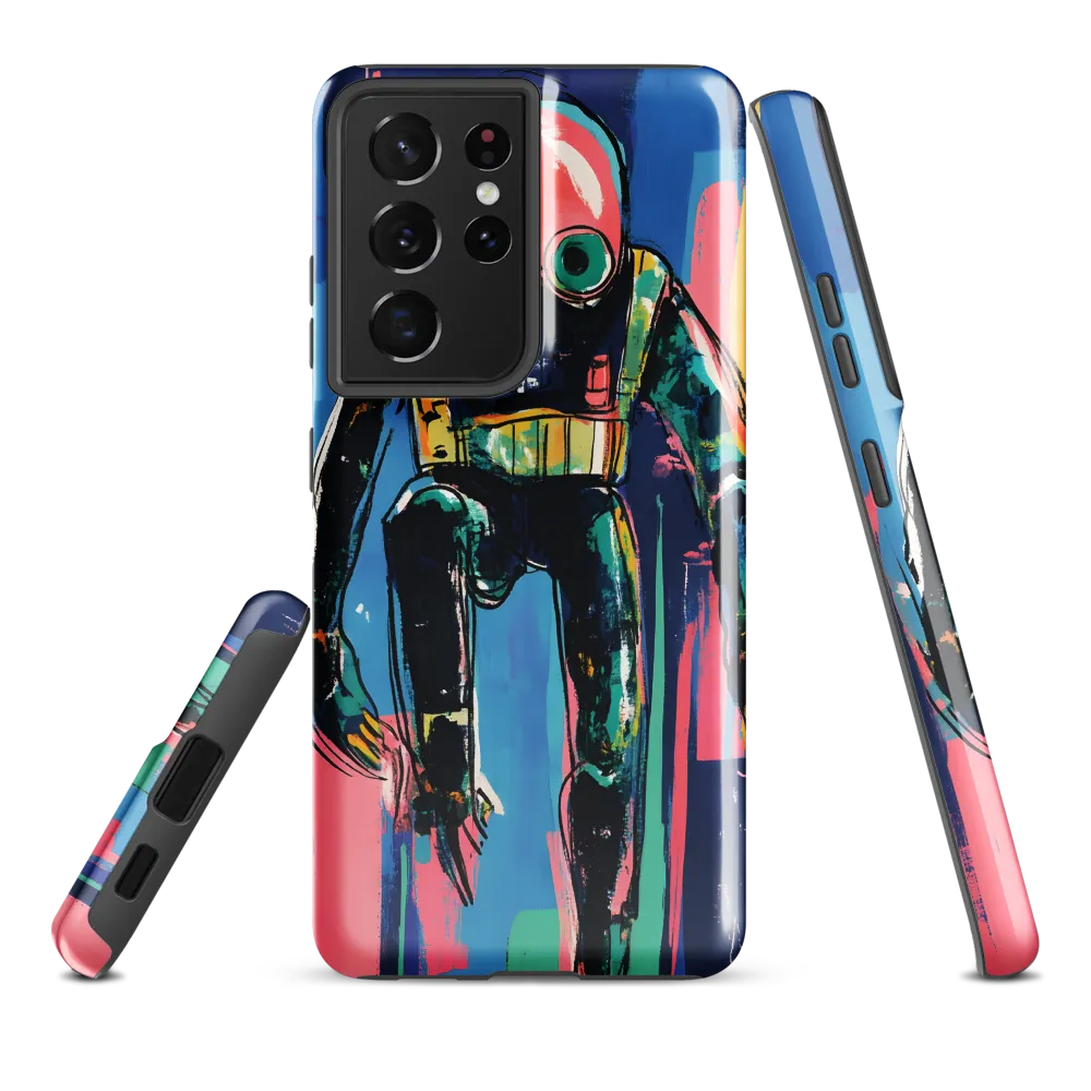 Diver in Vibrant Motion