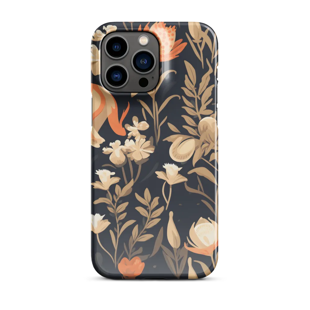 Floral Harmony: A Dance in the Dark