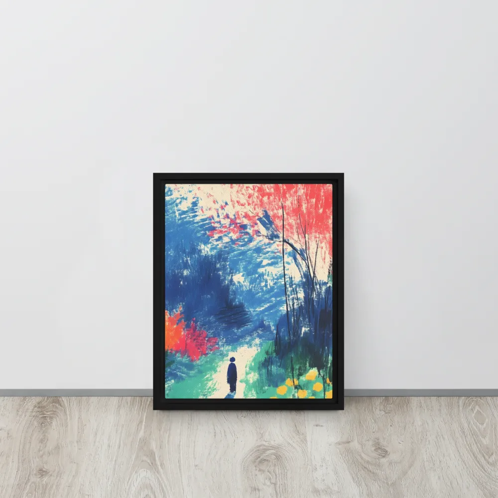 Whispers of Tranquility | Canvas with Black Frame | 11″×14″
