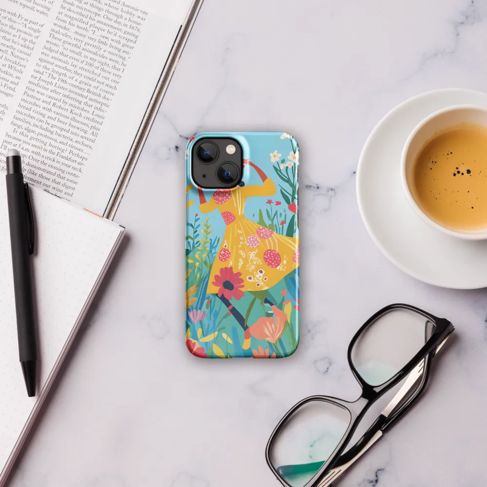 Dancing Among Blossoms | Phone Case |  13 Mini | Snap Case | Glossy