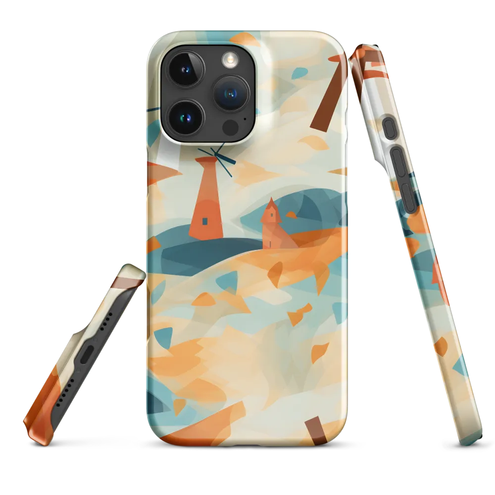 Whimsical Windmills in a Tranquil Landscape