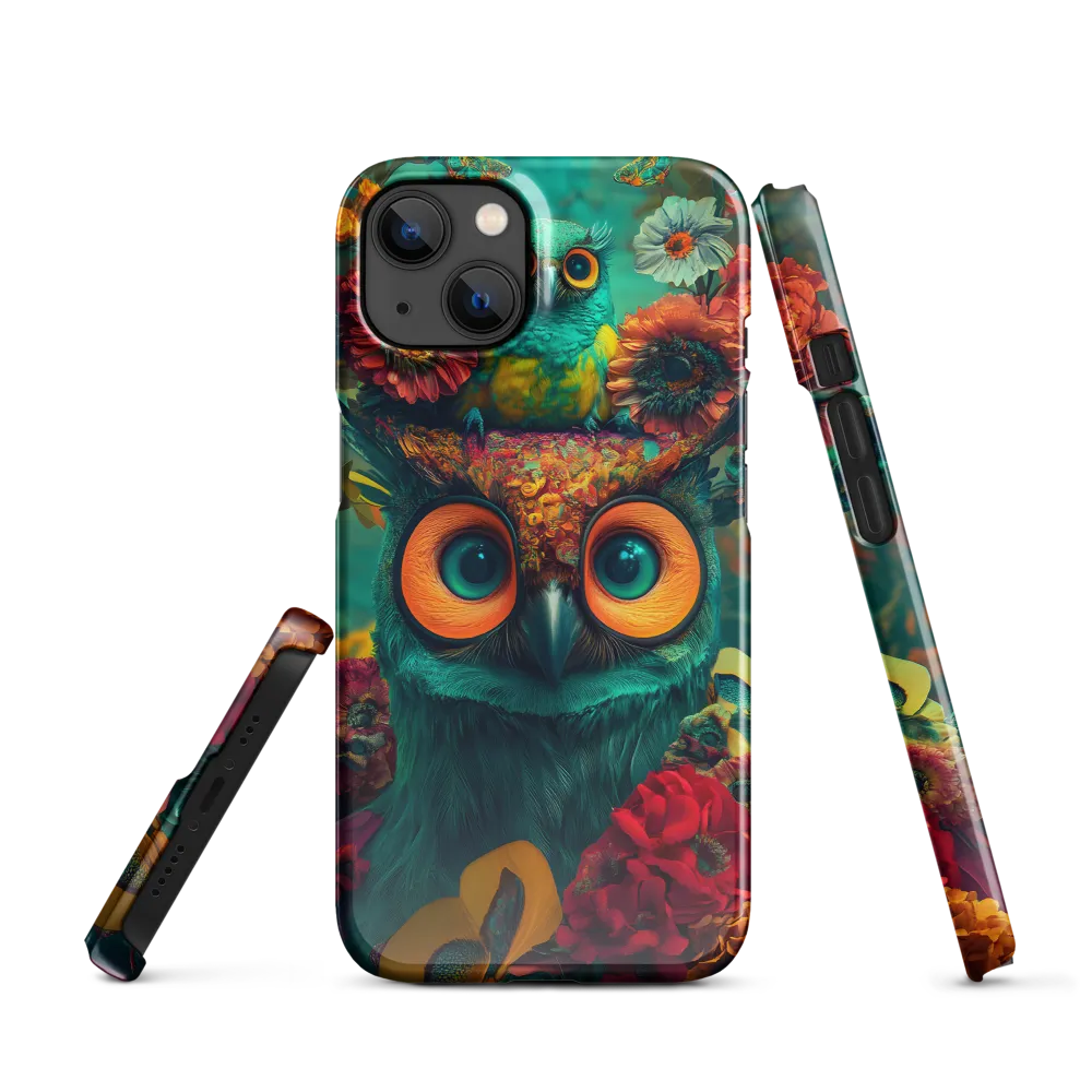 Majestic Harmony: The Floral Owl