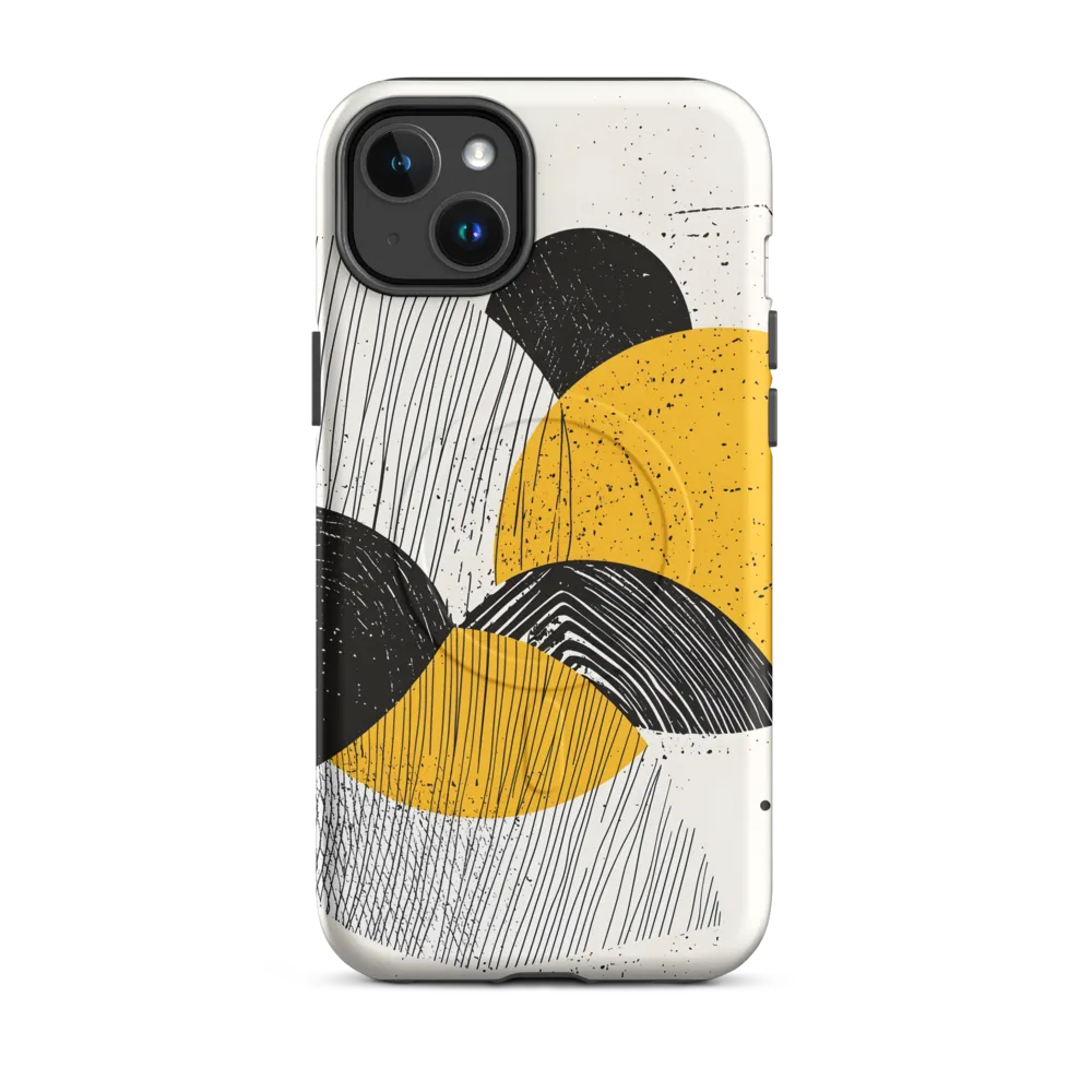 Dynamic Harmony in Black and Yellow