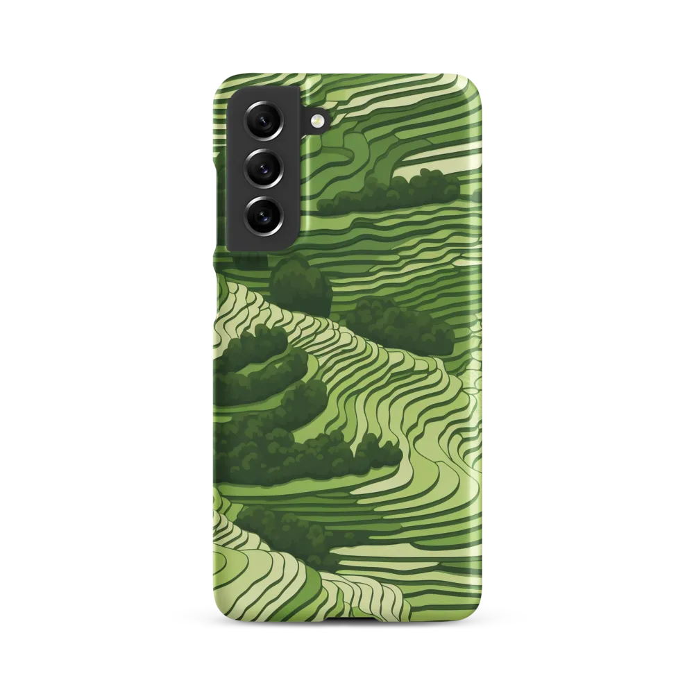 Waves of Green: An Abstract Landscape