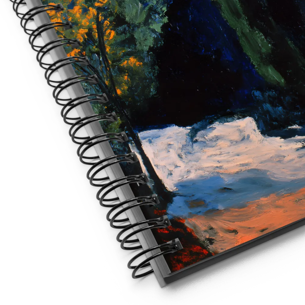 Moonlit Serenity | Spiral Notebook