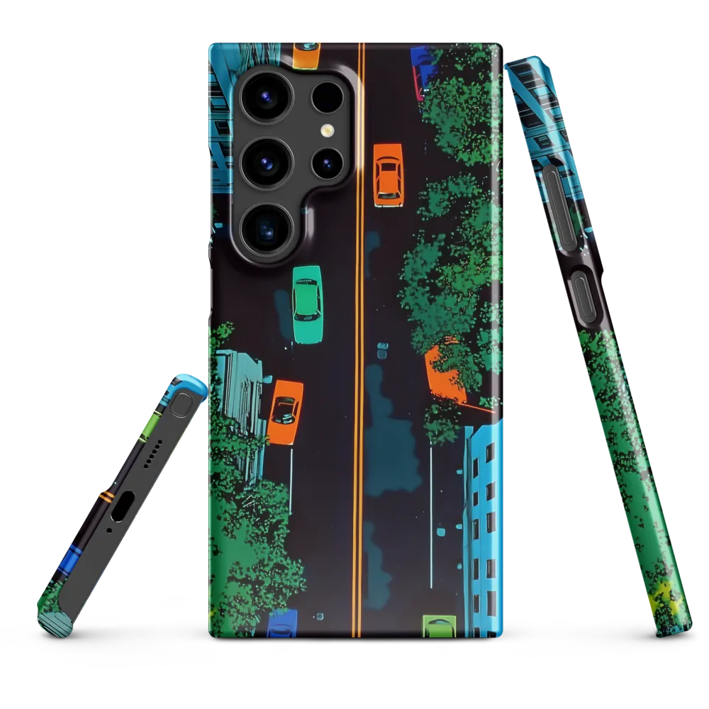 Urban Pulse: A Colorful Intersection
