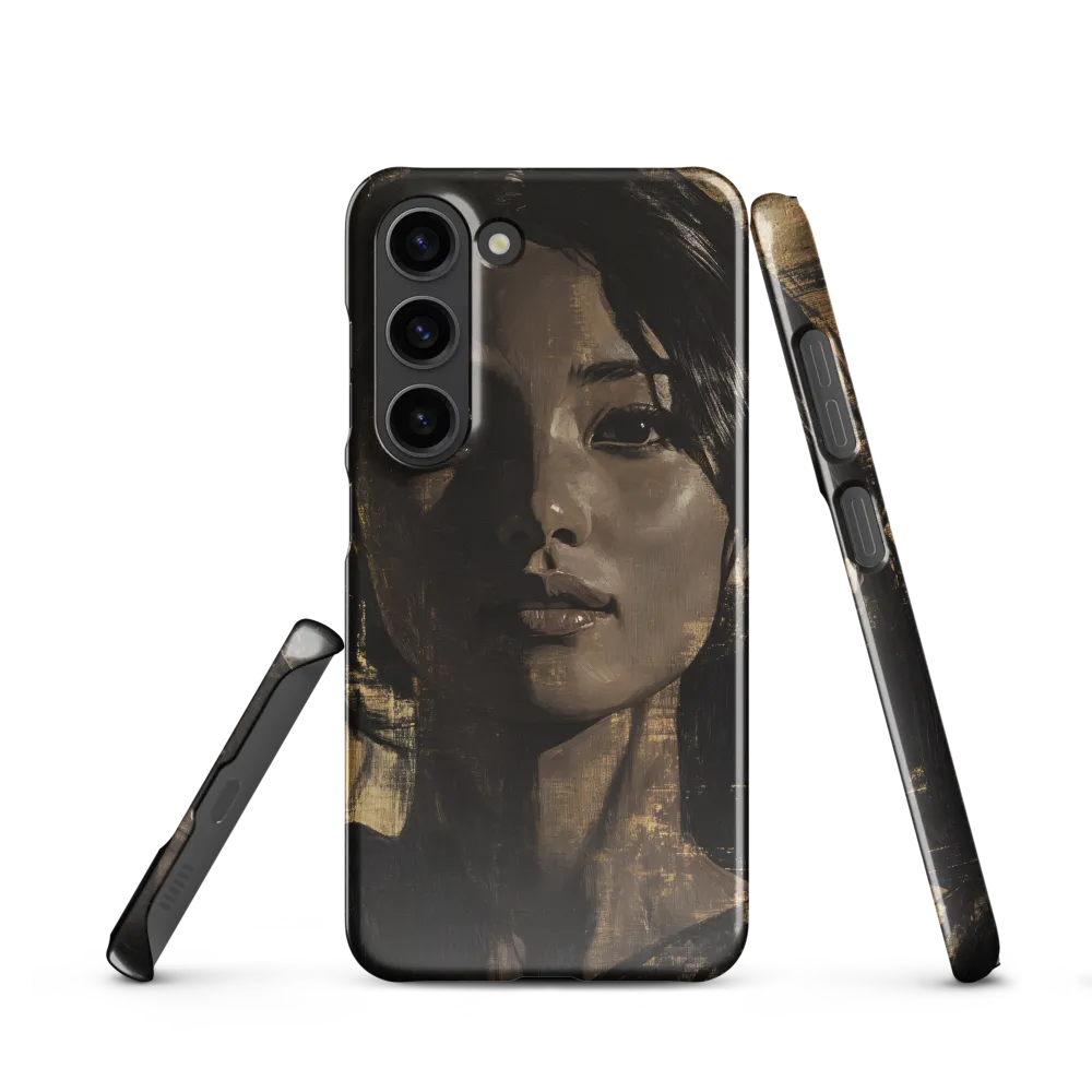 Golden Gaze: A Contemporary Portrait