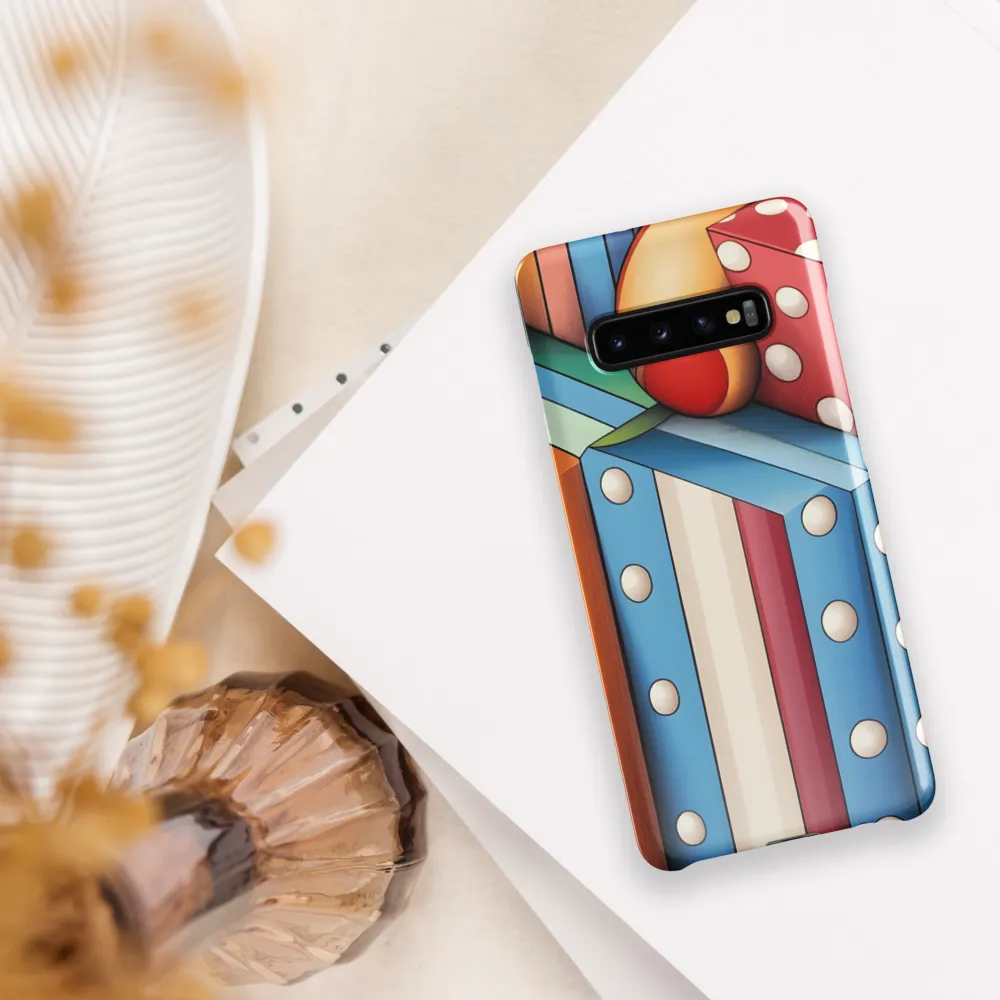 Vivid Geometry: A Playful Arrangement | Phone Case |  S10 Plus | Snap Case | Glossy