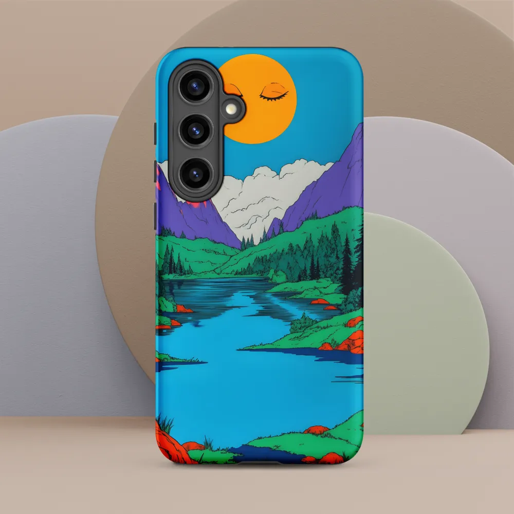 Whimsical Serenity in Vibrant Colors