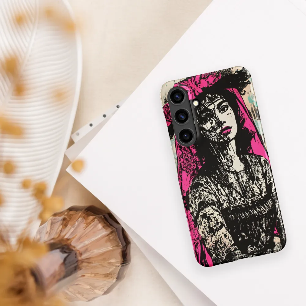 Veiled Beauty | Phone Case |  S24 Plus | Snap Case | Matte