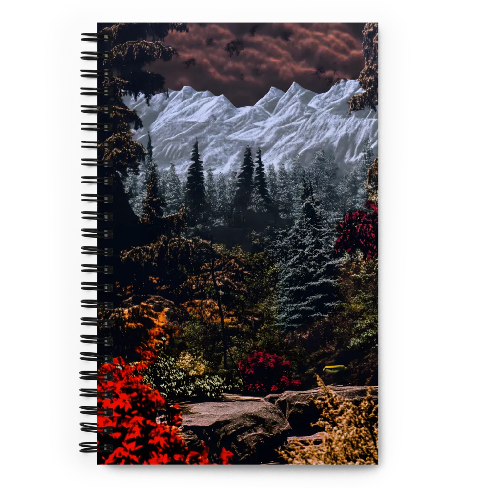 Mystical Mountain Reverie | Spiral Notebook