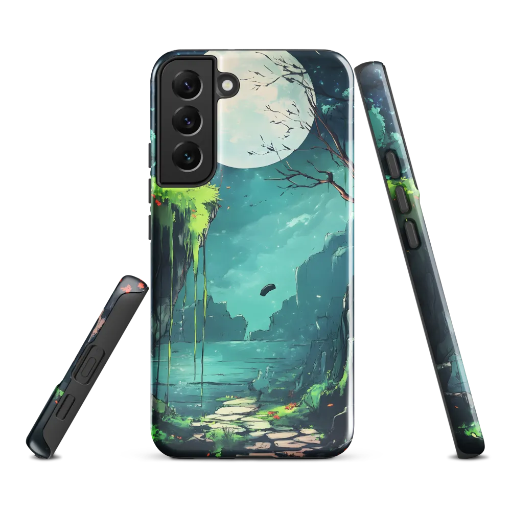 Moonlit Serenity: A Fantastical Landscape