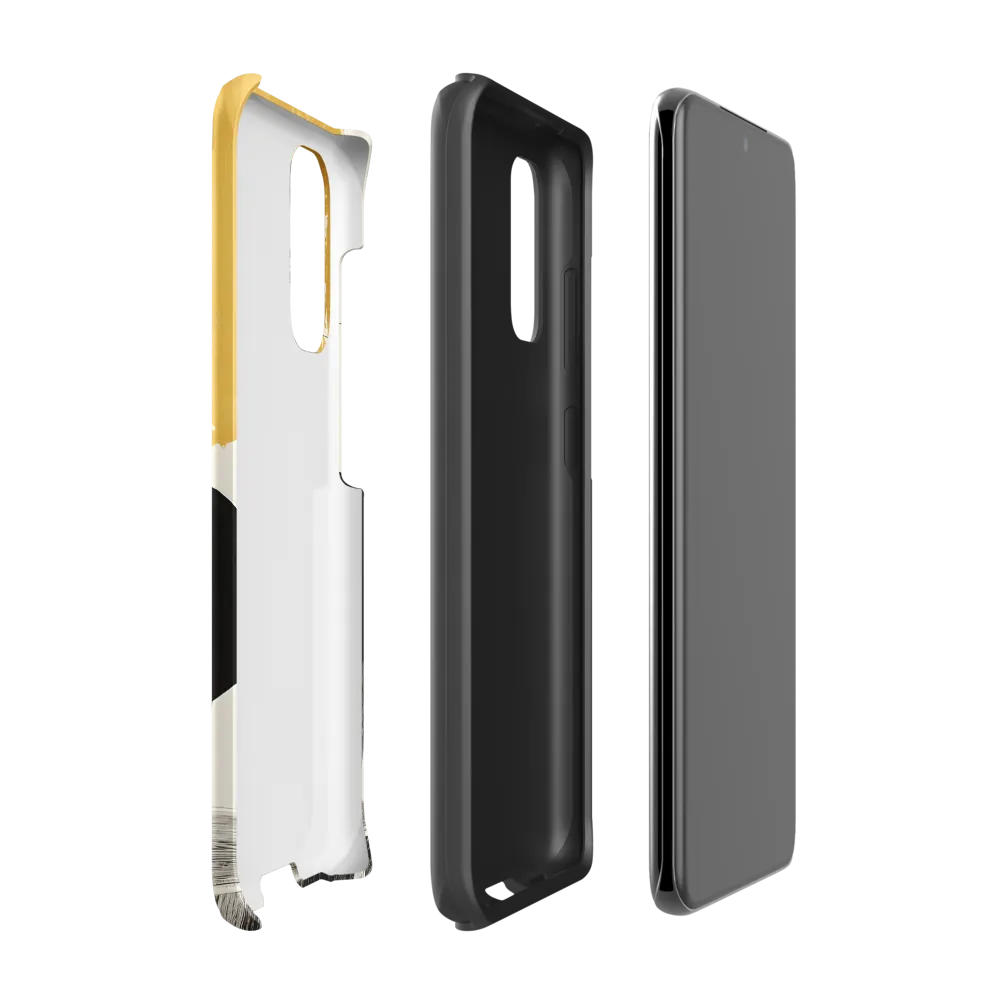 Golden Serenity: A Minimalist Portrait