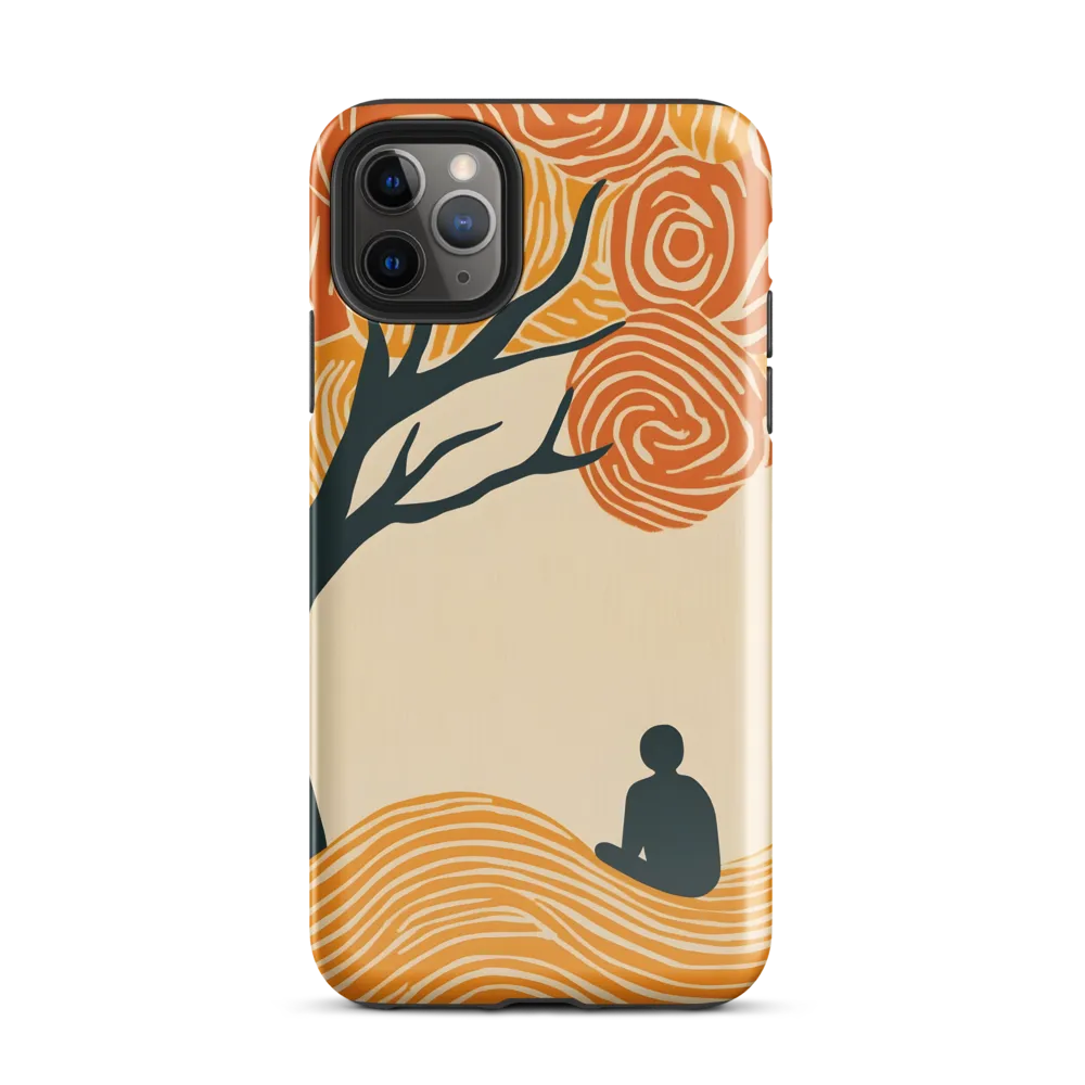 Silent Reflections under Swirling Leaves | Phone Case |  11 Pro Max | Tough Case | Glossy