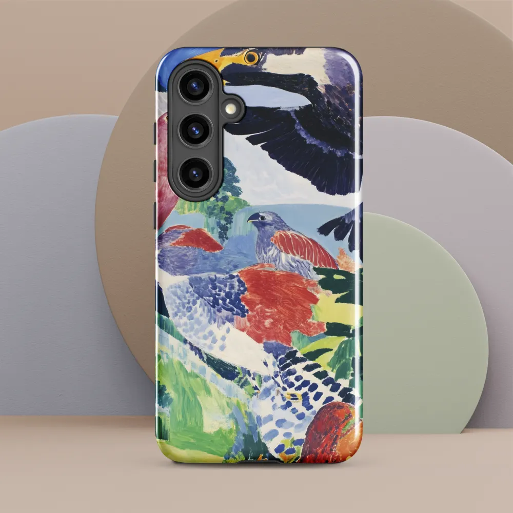 Symphony of Birds | Phone Case |  S24 Plus | Tough Case | Glossy