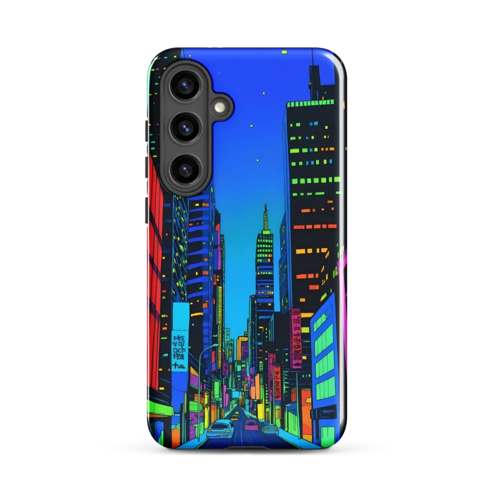 Neon Dreamscape: A Futuristic City at Dusk