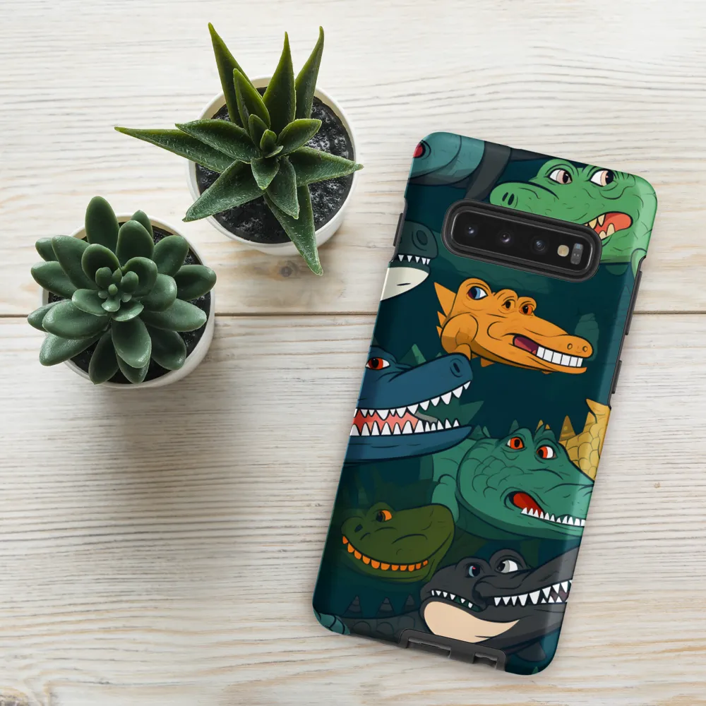Cheerful Crocodilian Parade