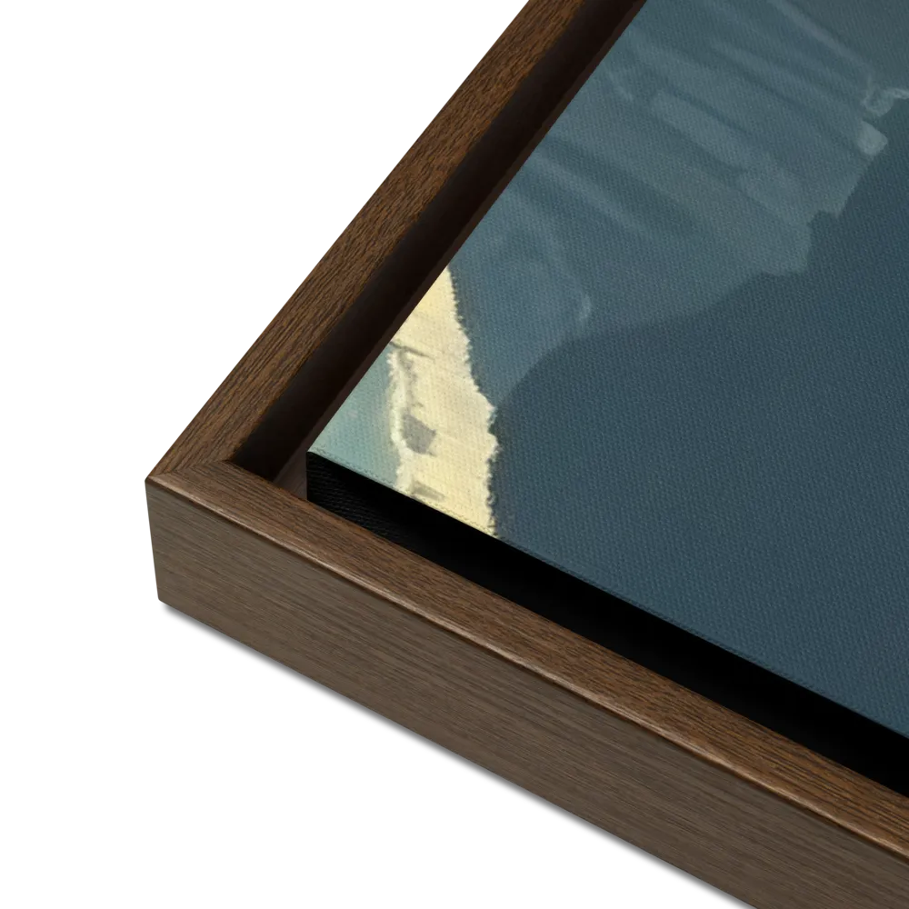 Whispers of Tranquility | Canvas with Brown Frame | 24″×36″