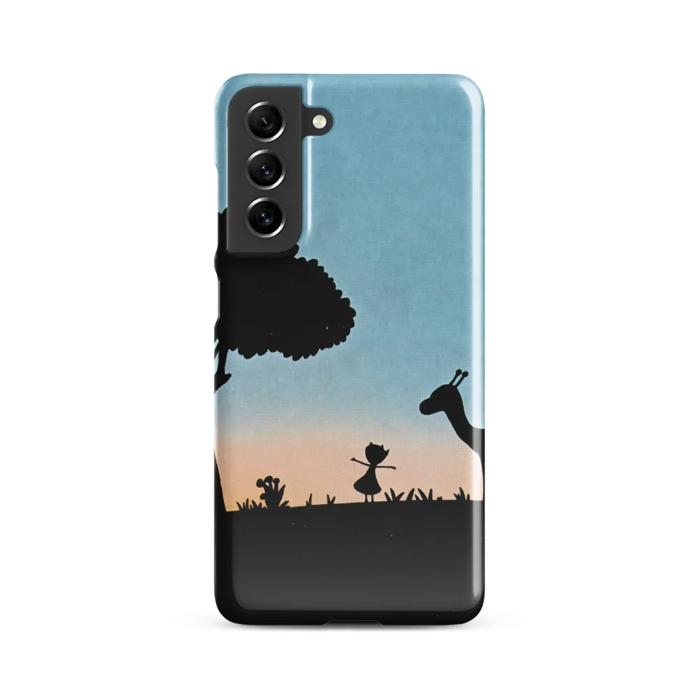 Curiosity in the Silhouette | Phone Case |  S21 FE | Snap Case | Glossy