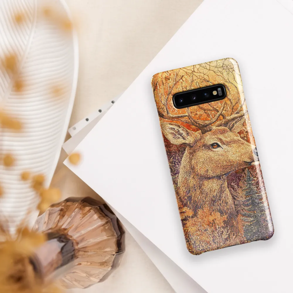 Majestic Serenity: The Autumn Deer | Phone Case |  S10 Plus | Snap Case | Glossy