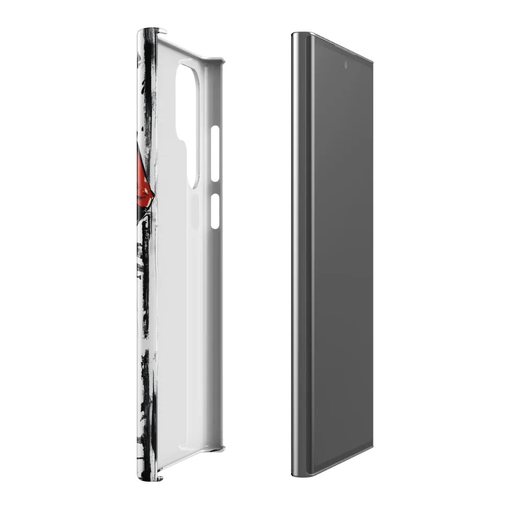 The Edgy Elegance | Phone Case |  S22 Ultra | Snap Case | Glossy